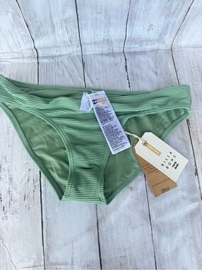 Billabong Sage Green Ribbed Bikini Bottoms